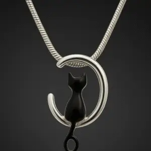 Colgante Gato sobre Luna