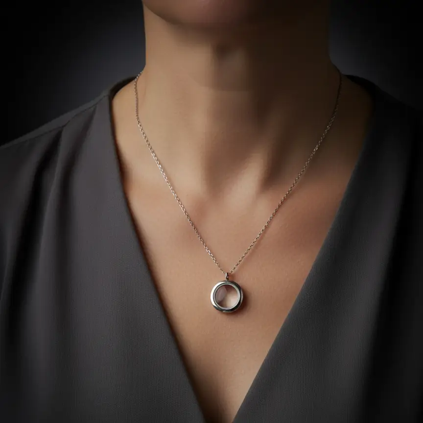 Colgante Cristal Transparente - Imagen 2